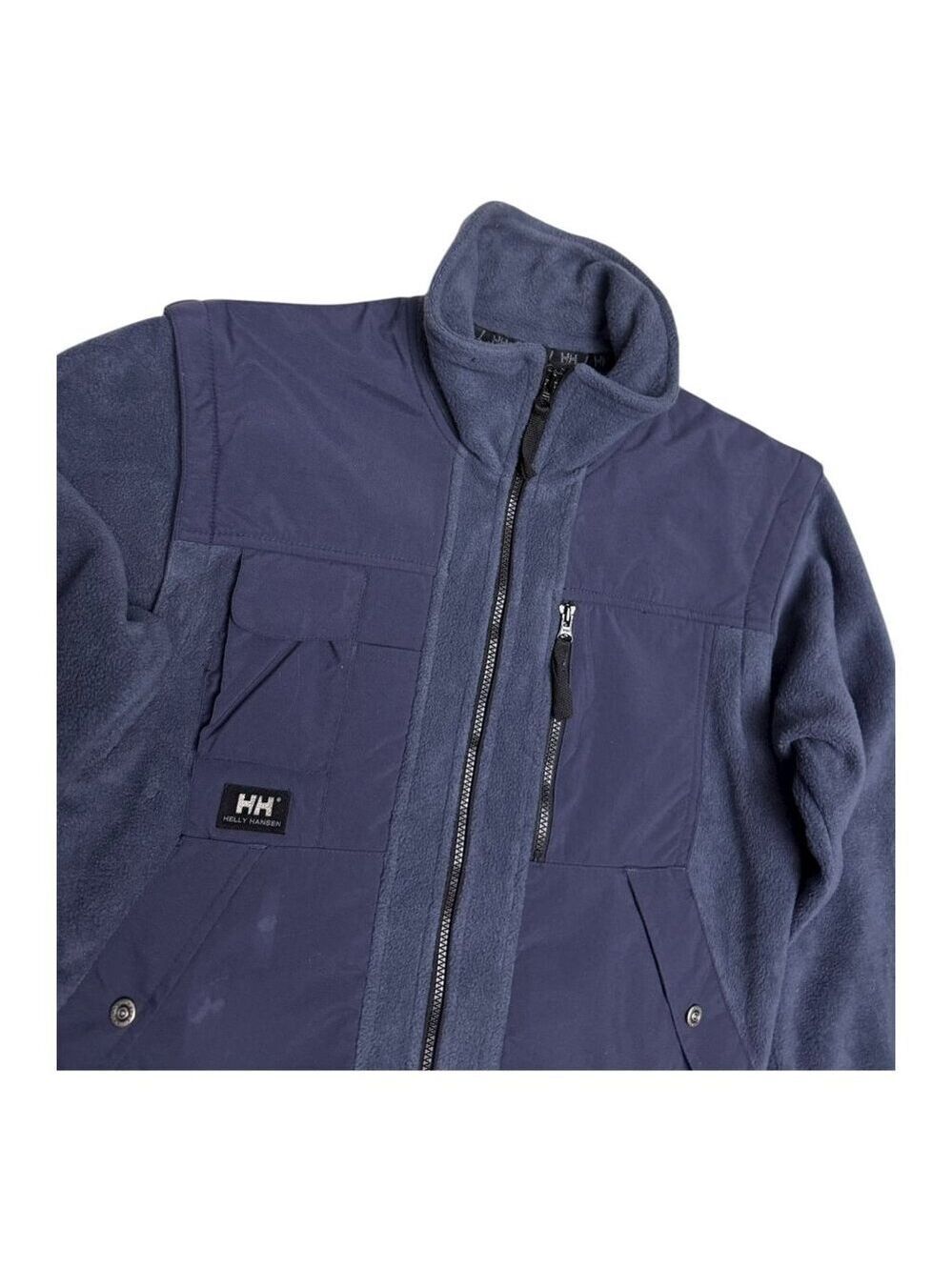 HELLY HANSEN Convertible Zip Off Sleeves FLEECE Winter Jacket Mens Small - Picture 5 of 9